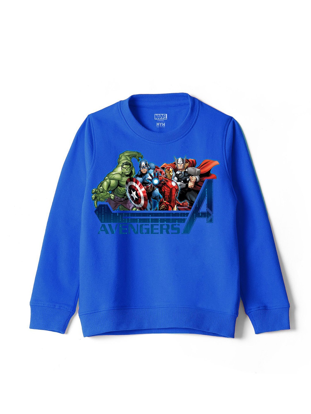 

Wear Your Mind Boys Printed Pullover Sweatshirt, Blue