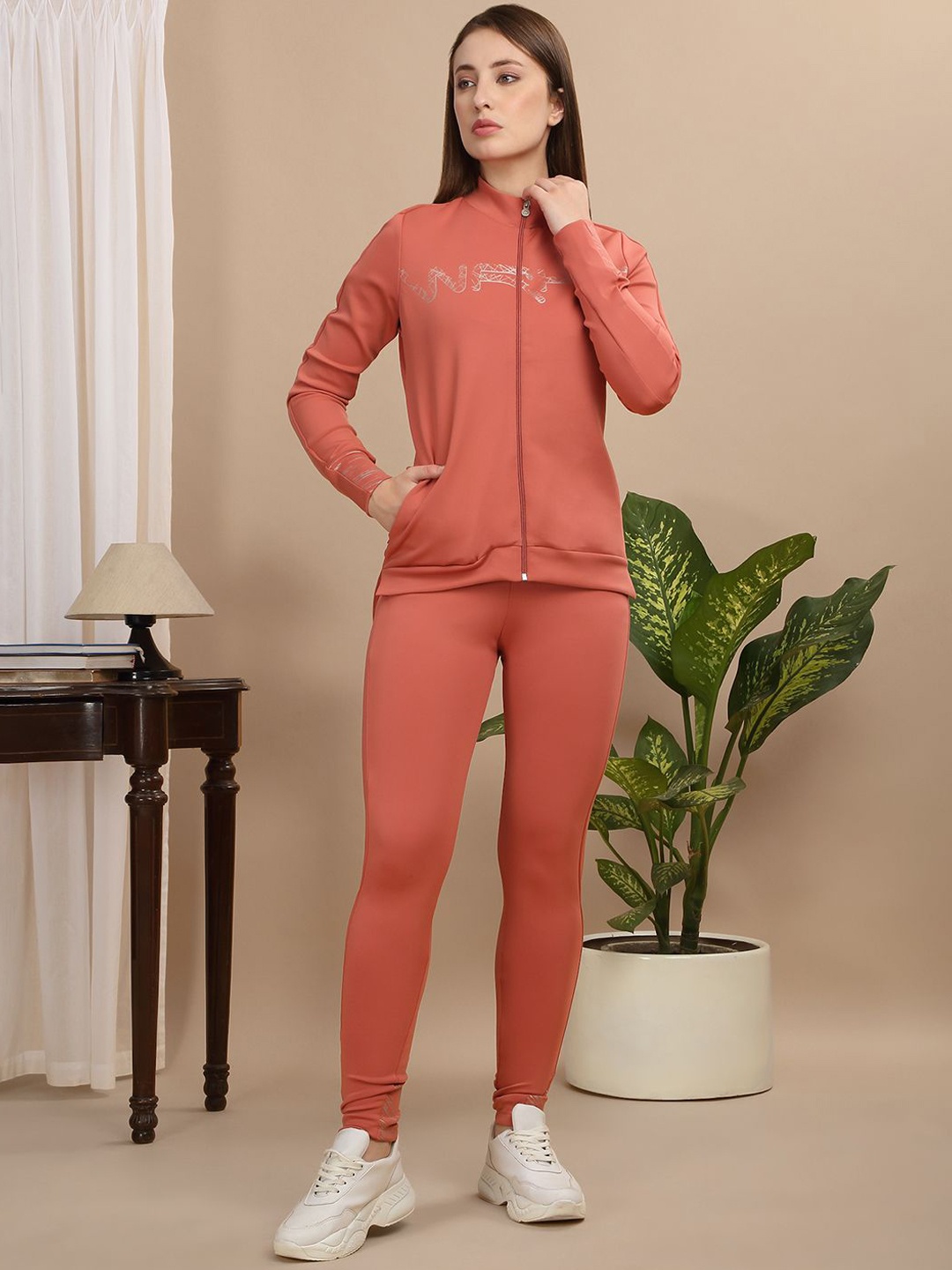 

Sweet Dreams Women Mid-Rise Tracksuits, Orange