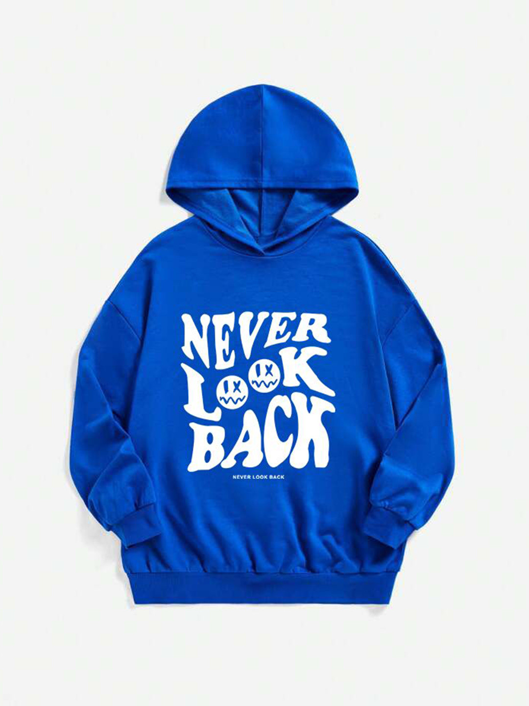 

TABADTOD Kids Printed Hooded Sweatshirt, Blue