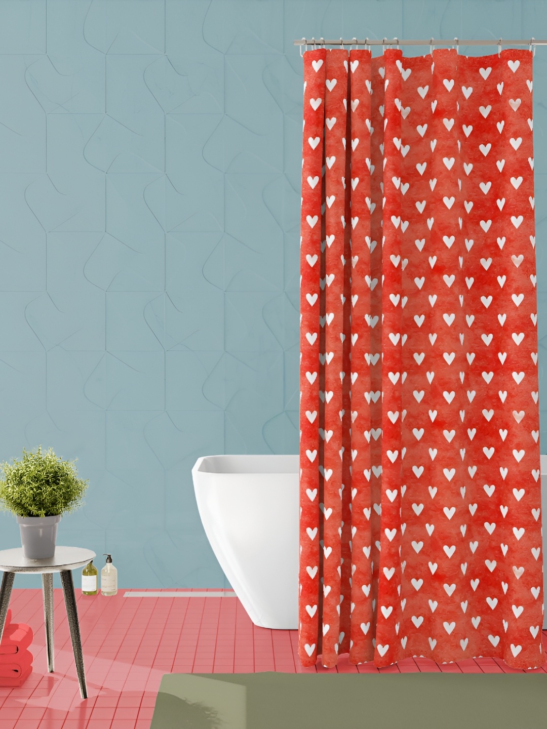 

ArtzFolio Single Piece Waterproof Polyester Shower Curtain, Multi