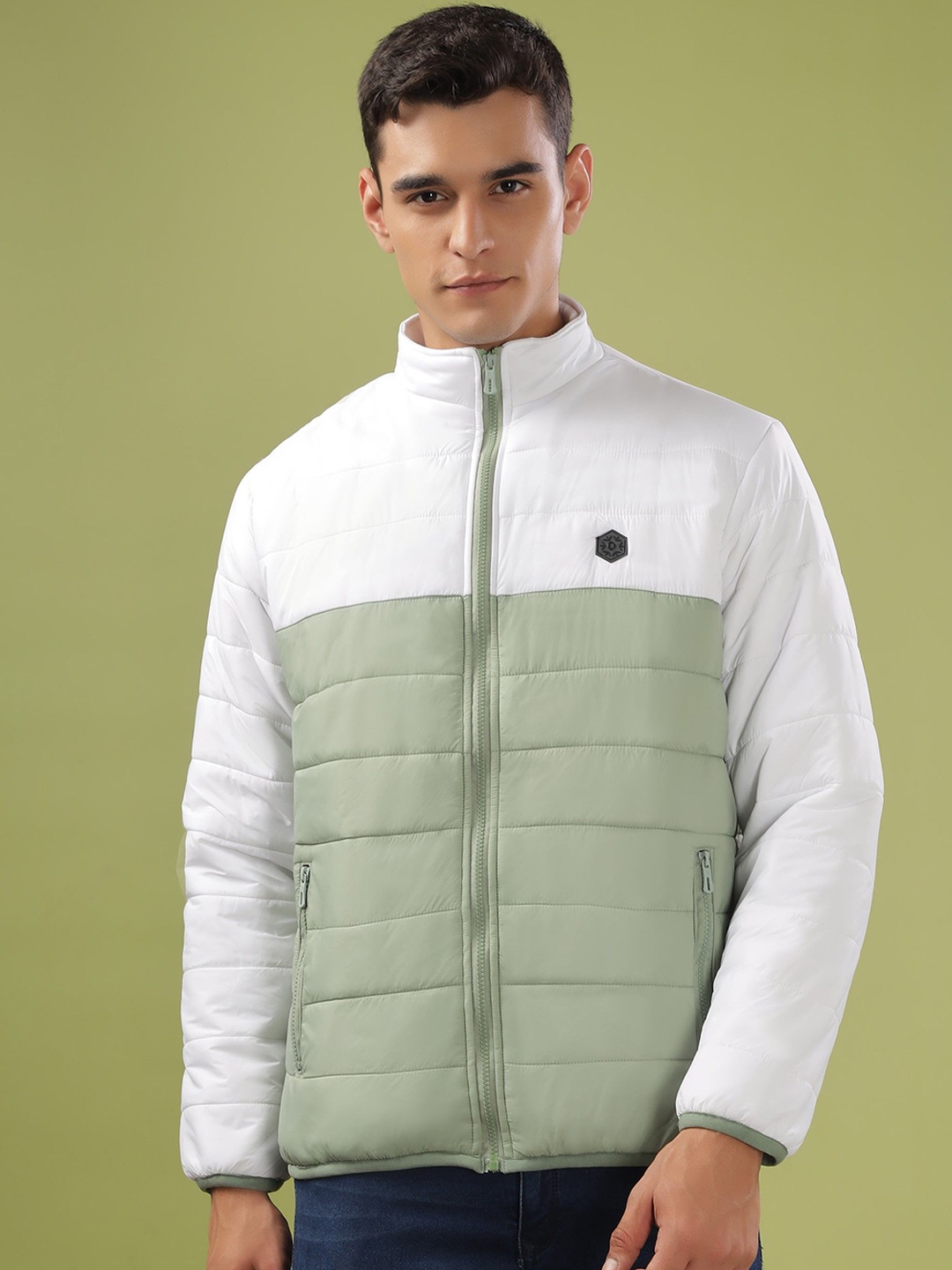 

Dollar Men Lightweight Bomber Jacket, Green