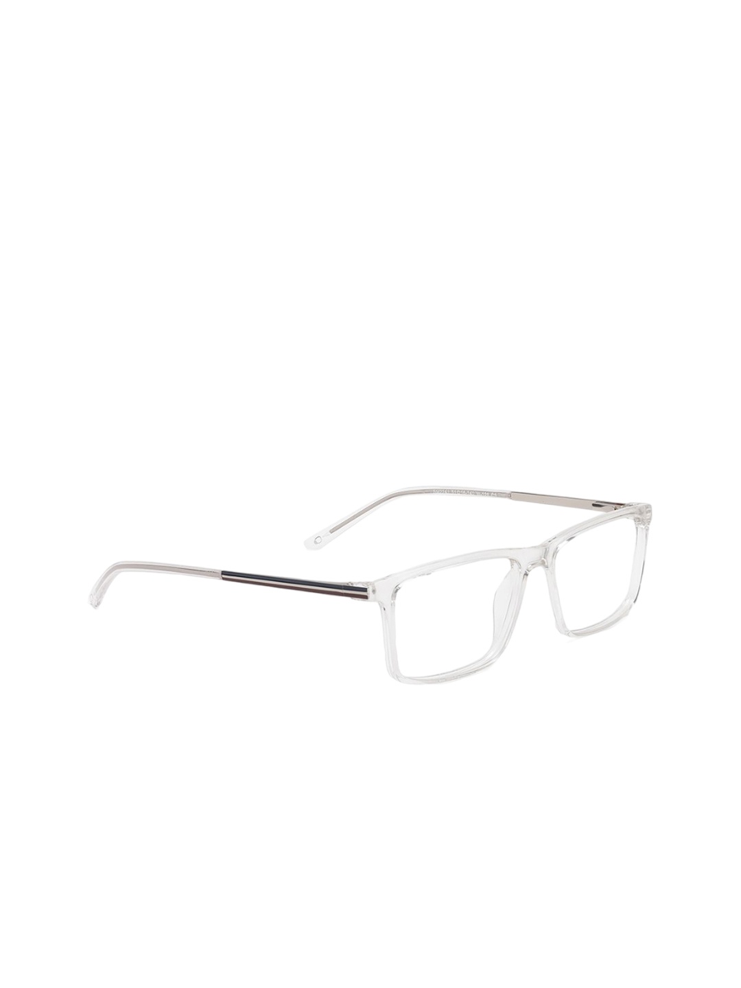 

Specsmakers Unisex Full Rim Rectangle Frames FSFCWTSL51SMO2241-Crystal White