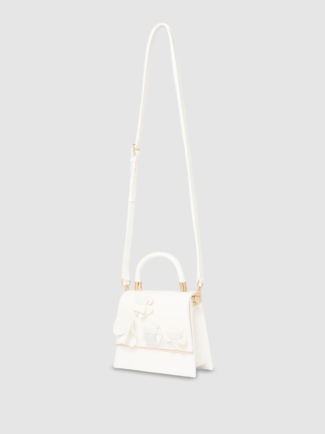 

Forever New PU Shopper Sling Bag with Bow Detail, White