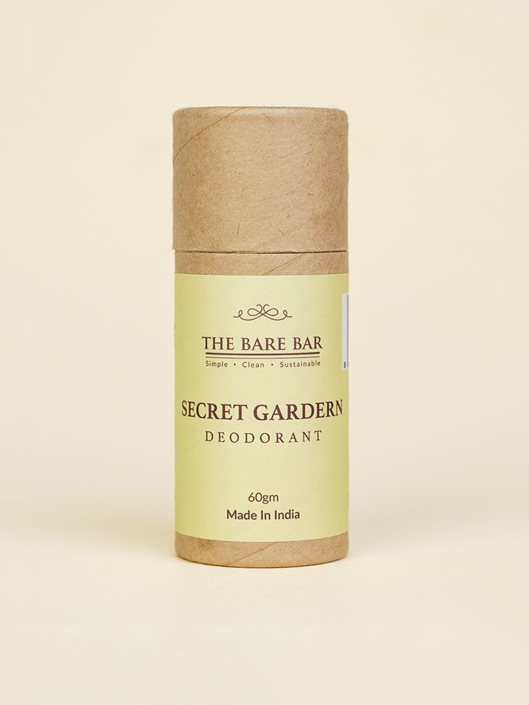 

The Bare Bar Secret Garden Deodorant- 60 g, Cream