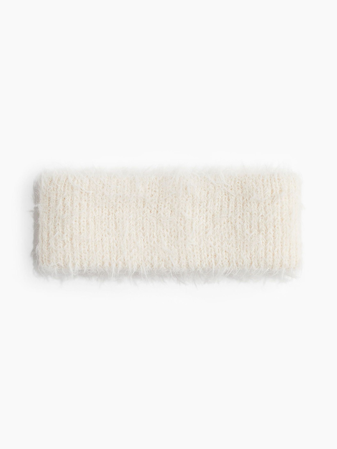 

H&M Fluffy Headband, White