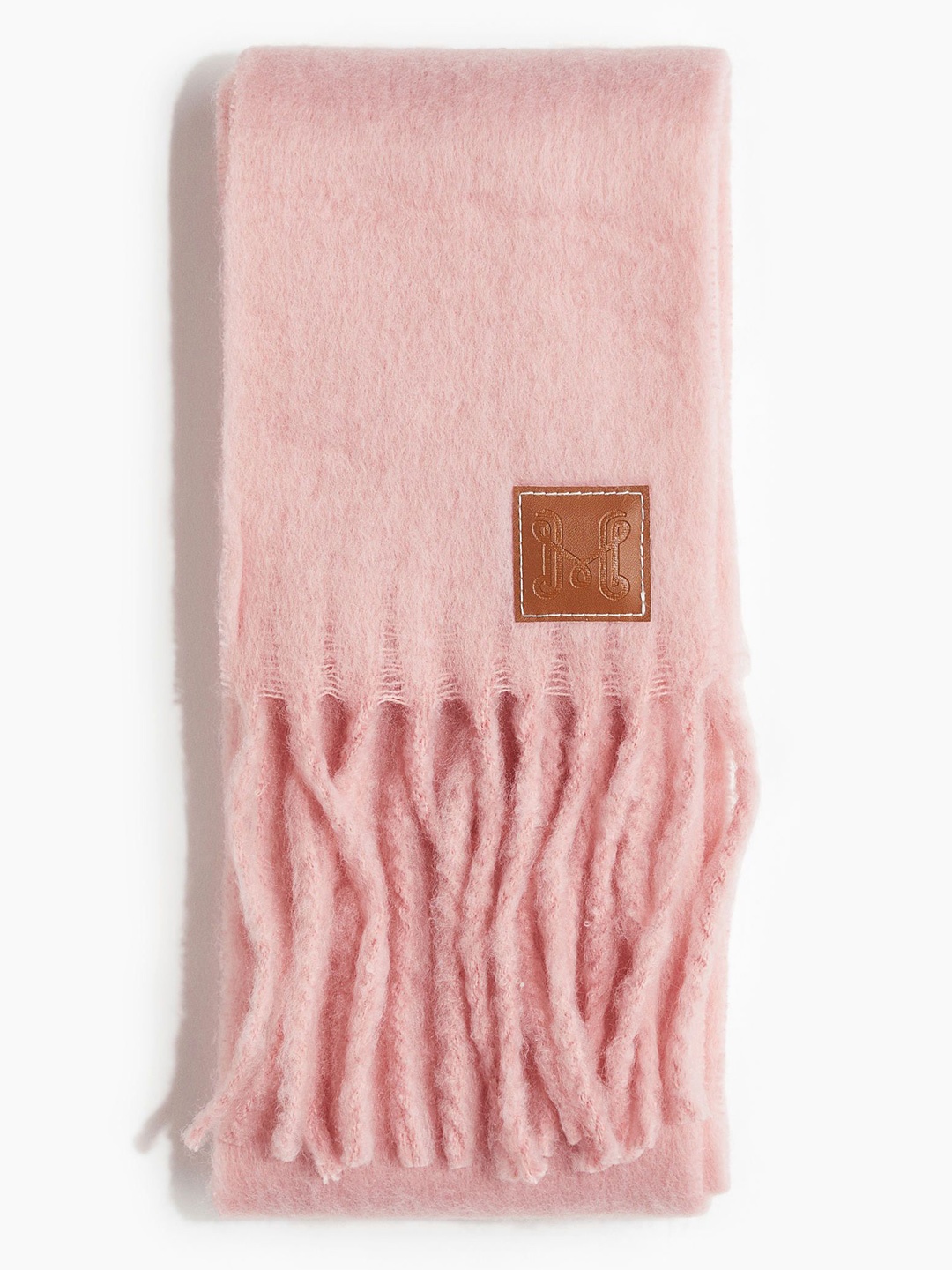 

H&M Fluffy Scarf, Pink