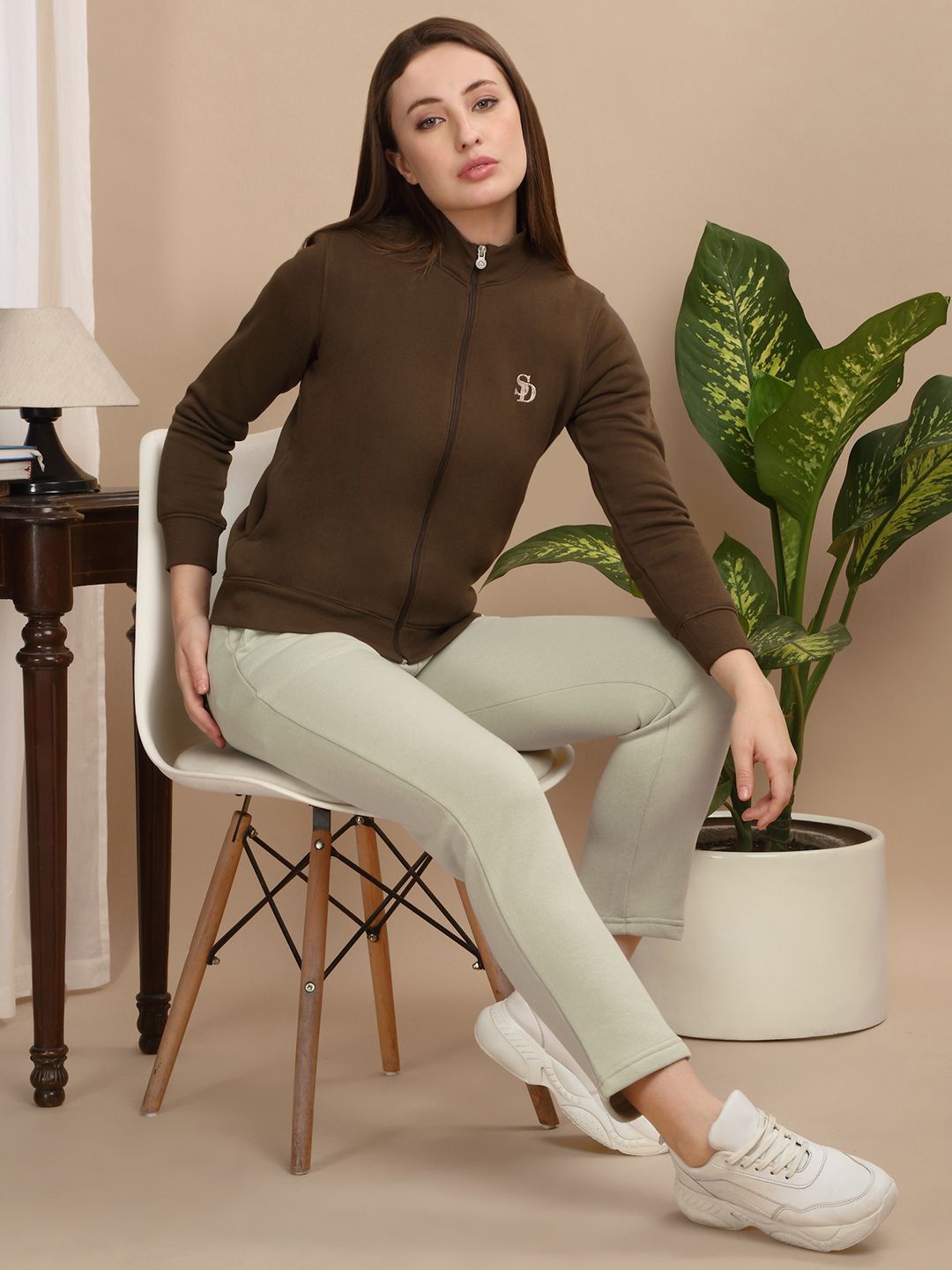 

Sweet Dreams Women Round Neck Sweatshirt, Olive