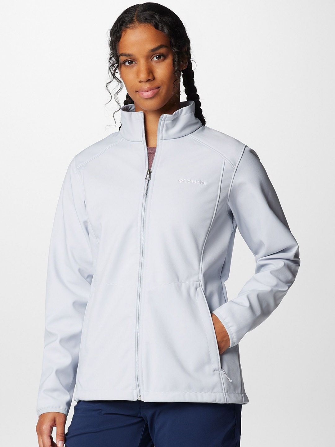 

Columbia Omni-Shield Kruser Ridge III Softshell Water and Wind Resistant Jacket, Grey