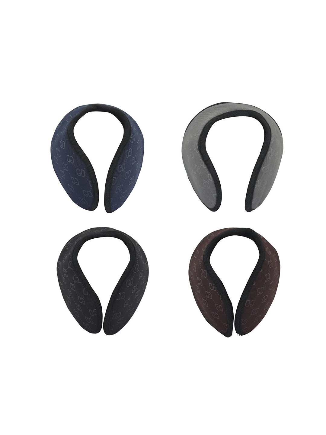 

FabSeasons Men Set Of 4 Printed Ear Muffs, Multi