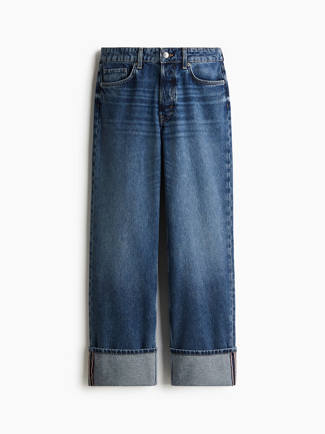 

H&M Straight Regular Jeans, Blue