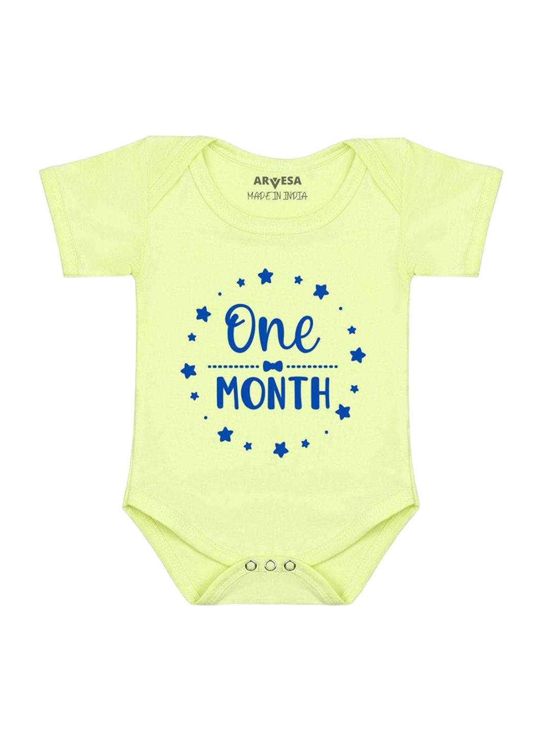 

Arvesa Infants Kids Printed Bodysuit, Yellow