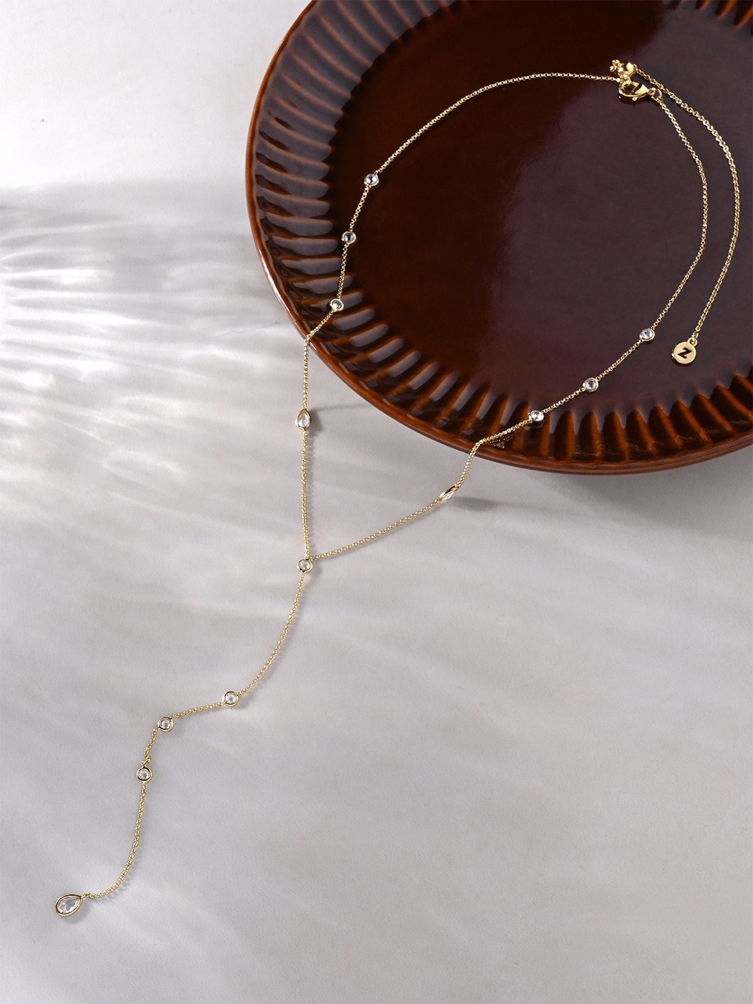

Accessorize 14k Gold-Plated Beaded Y-Chain