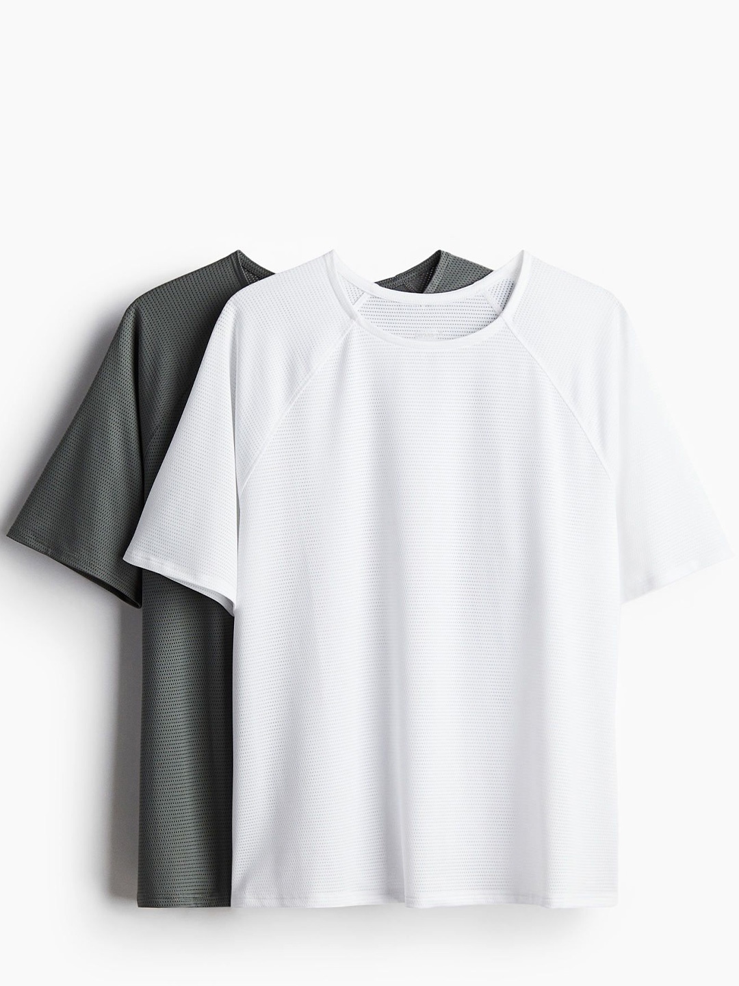 

H&M Women Pack Of 2 DryMove Sports t-Shirt, Grey