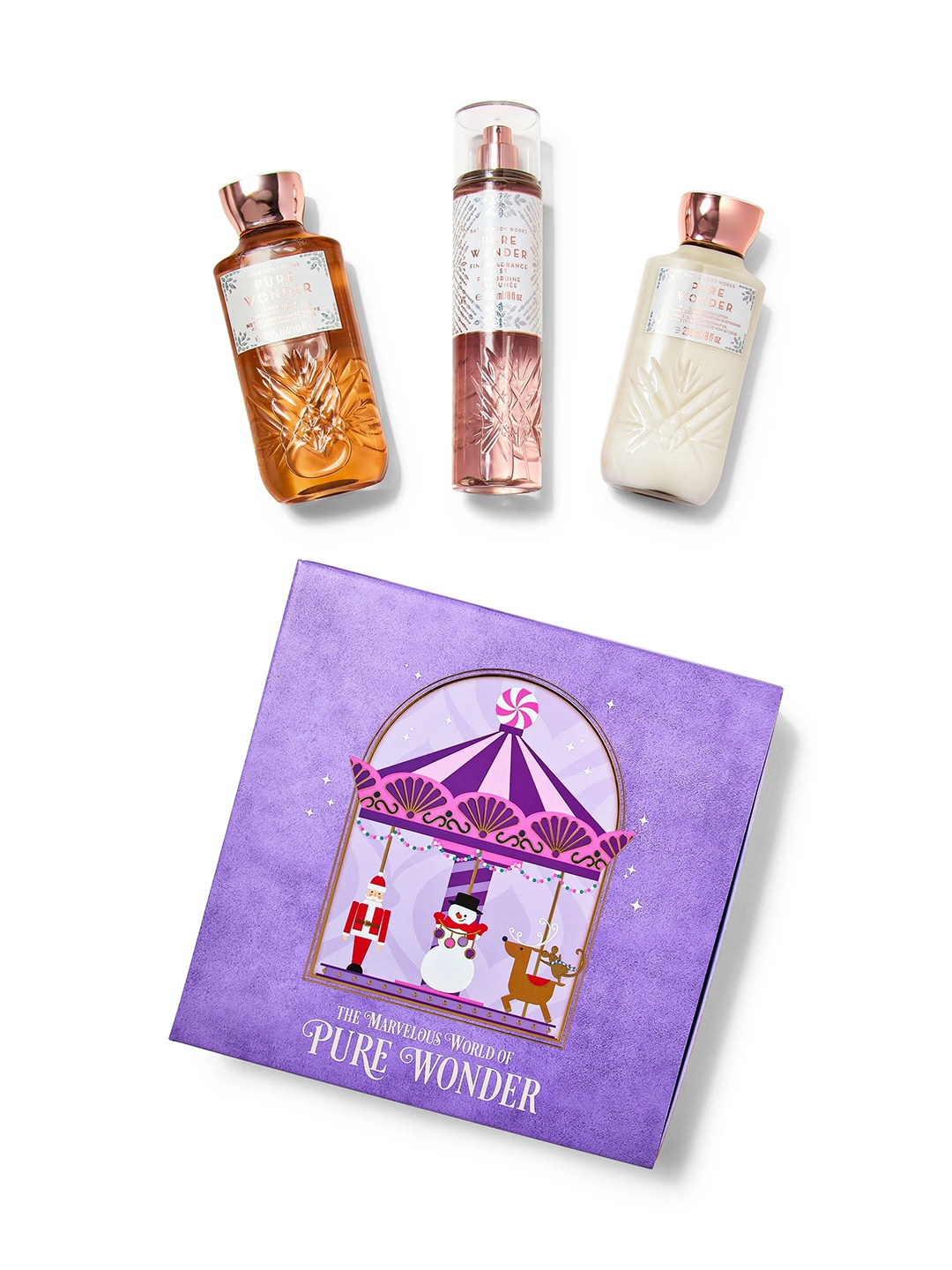 

Bath & Body Works Pure Wonder Holiday Gift Set, Purple