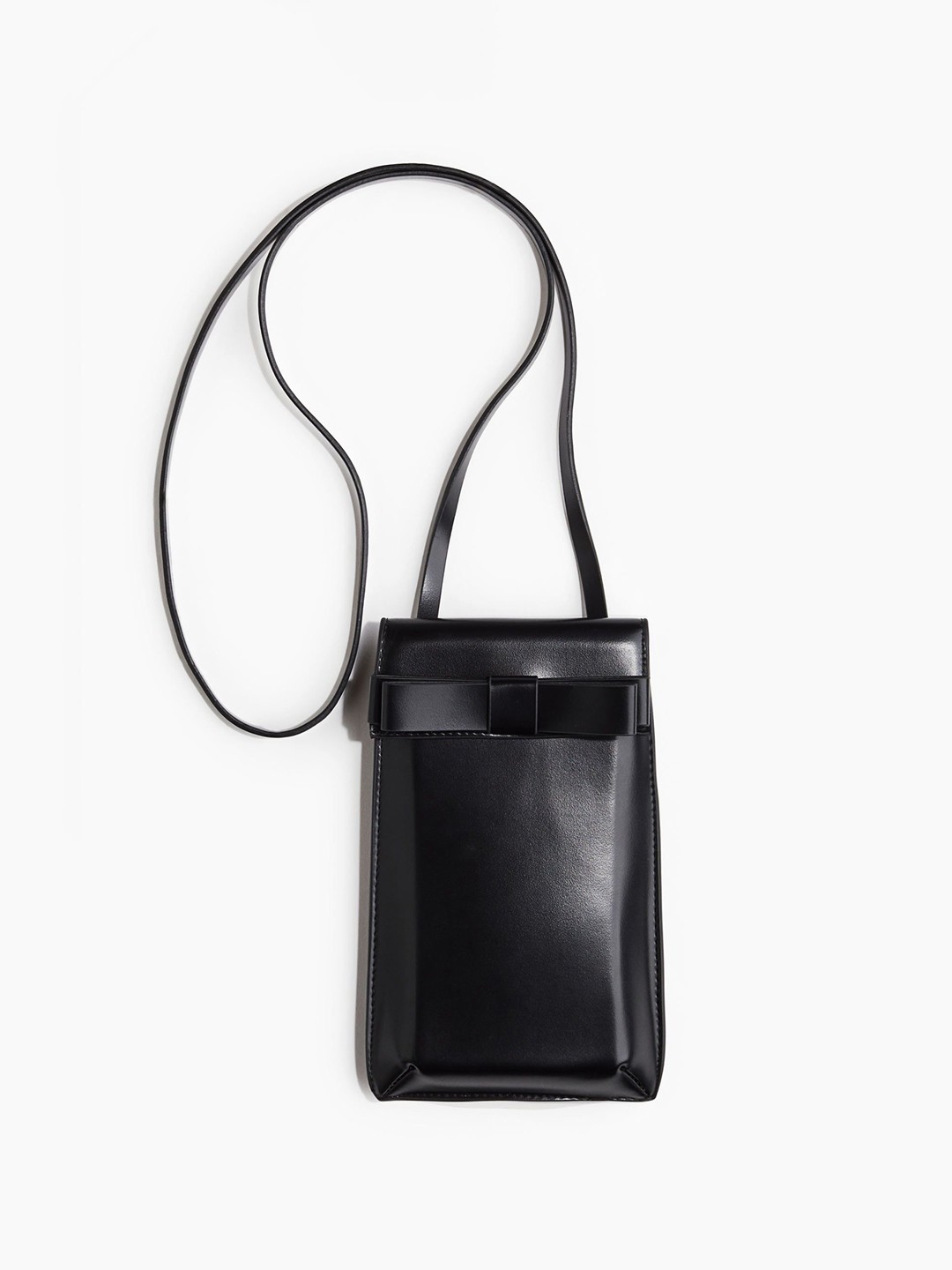 

H&M Bow-Detail Phone Bag, Black