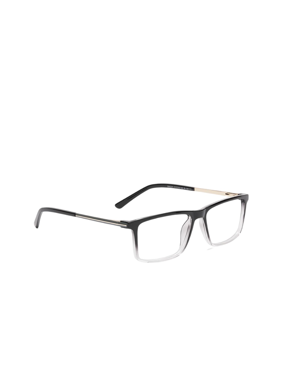 

Specsmakers Unisex Full Rim Hard Frames FSFBKDGD51SMO2241, Black