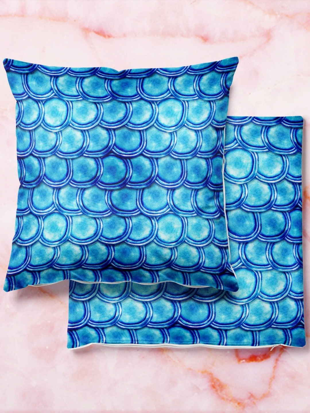

ArtzFolio Multicoloured Set of 2 Square Cushion Covers, Multi