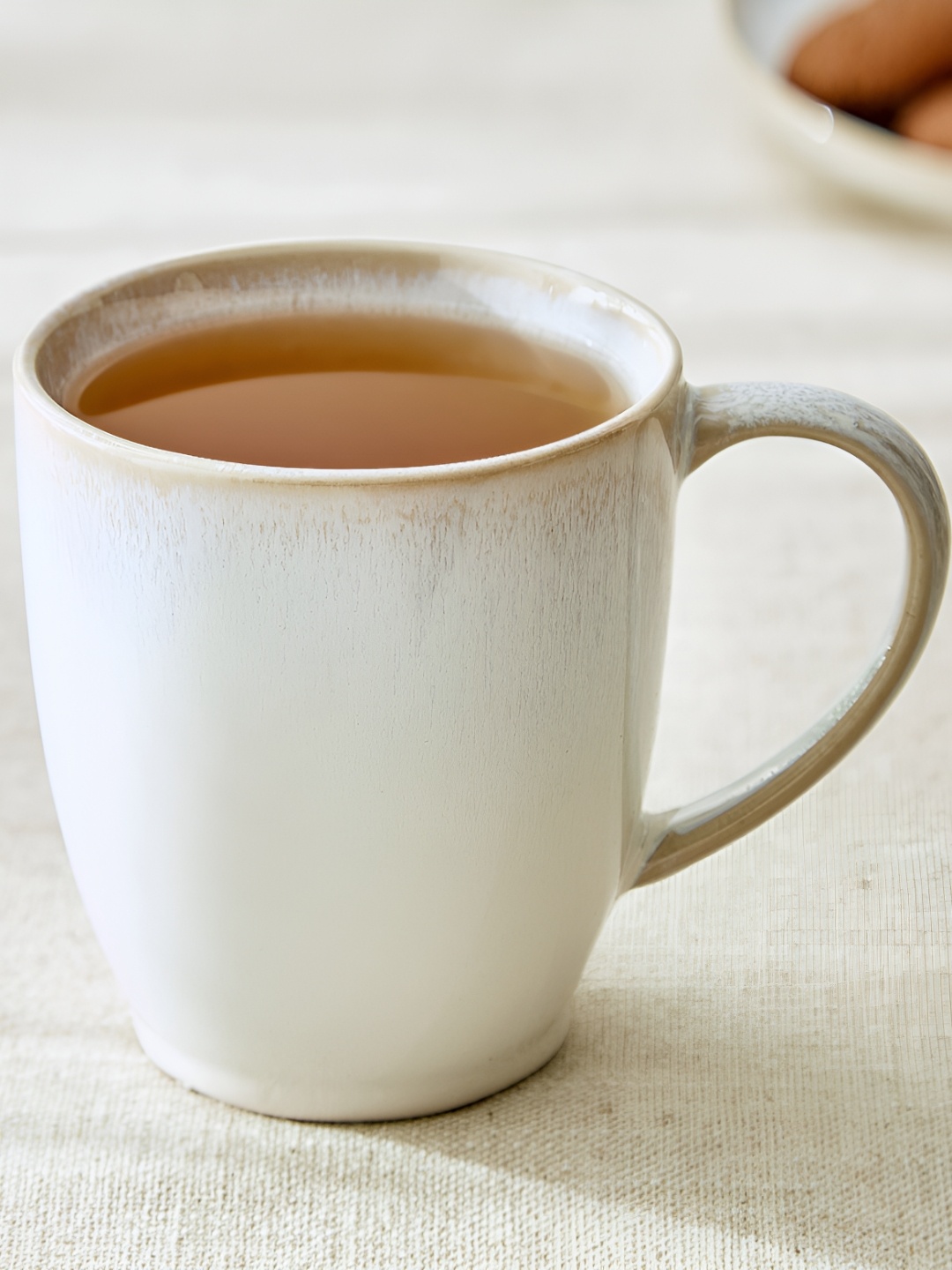

Home Centre Cadenza Off White Stoneware Glossy Coffee Mug - 350ml
