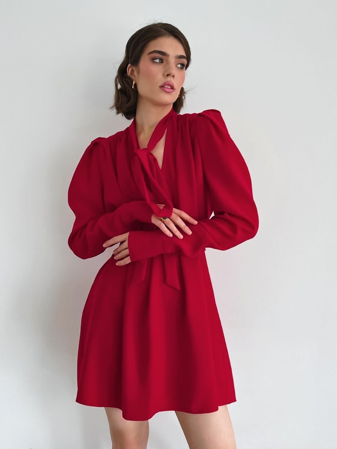 

StyleCast Women A-Line Dress, Red