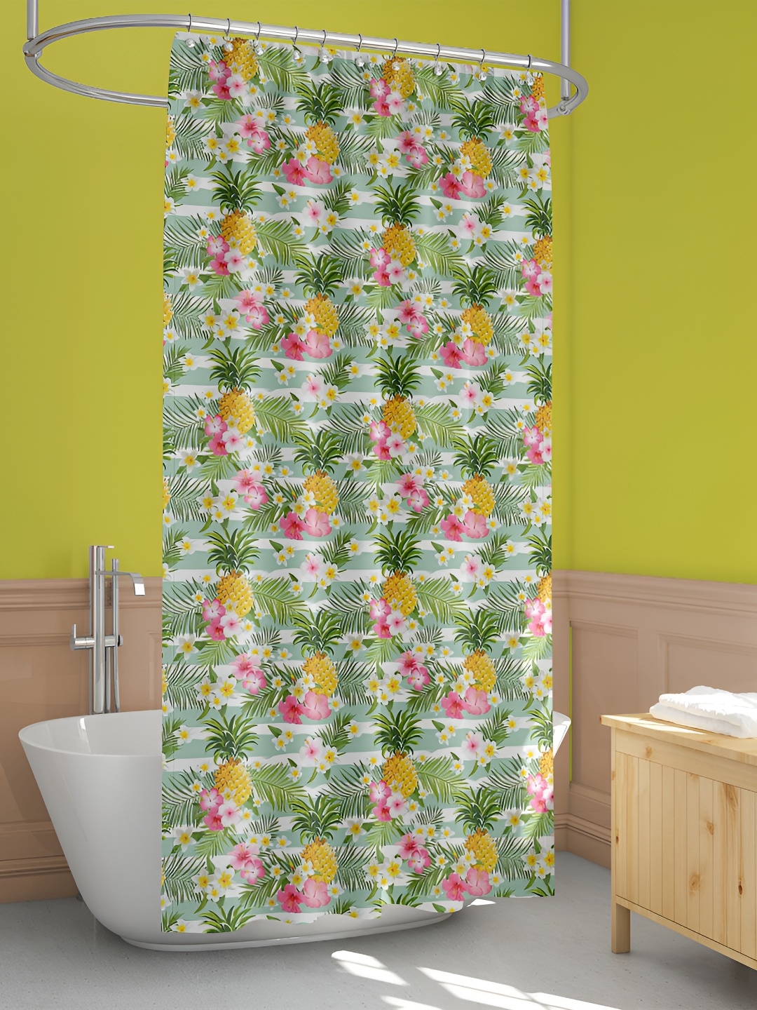 

ArtzFolio Single Piece Waterproof Polyester Shower Curtain, Multi