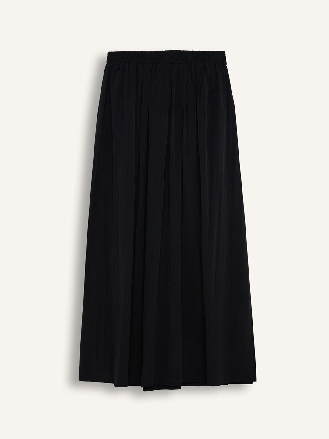 

DeFacto Women Flared Midi Skirt, Black