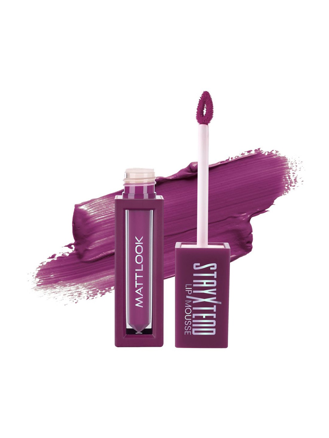 

MATTLOOK Stayxtend Set Of 2 Lip Mousse Enriched With Vitamin E - 4 ml Each- Crazy Wine, Mauve