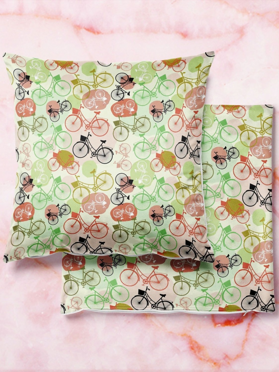 

ArtzFolio Multicoloured Set of 2 Velvet Square Cushion Covers, Multi