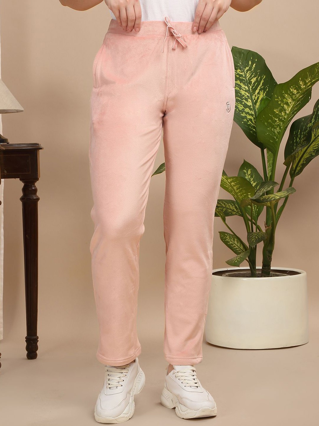 

Sweet Dreams Women Mid Rise Regular Fit Track Pants, Pink