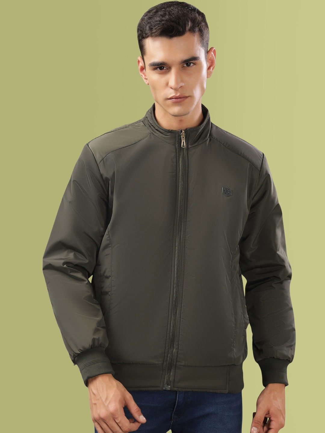 

Dollar Men Lightweight Bomber Jacket, Olive