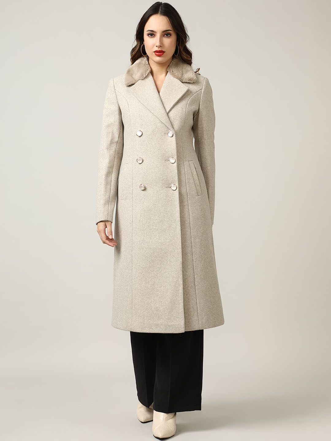 

Fort Collins Women Single-Breasted Trench Coat, Khaki