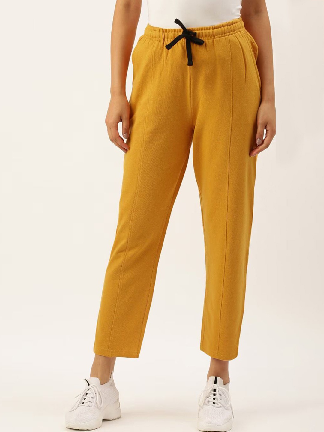 

ARISE Women Mid-Rise Track Pants, Yellow
