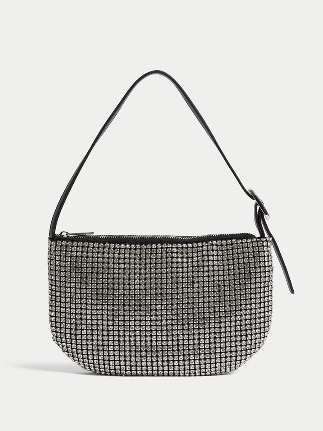 

Marks & Spencer Textured Structured Hobo Bag with Fringed, Multi