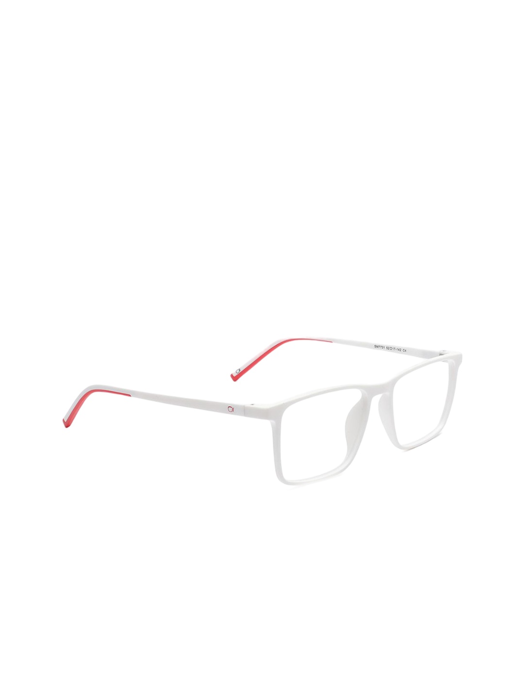 

Specsmakers Unisex Full Rim Rectangle Frames, White