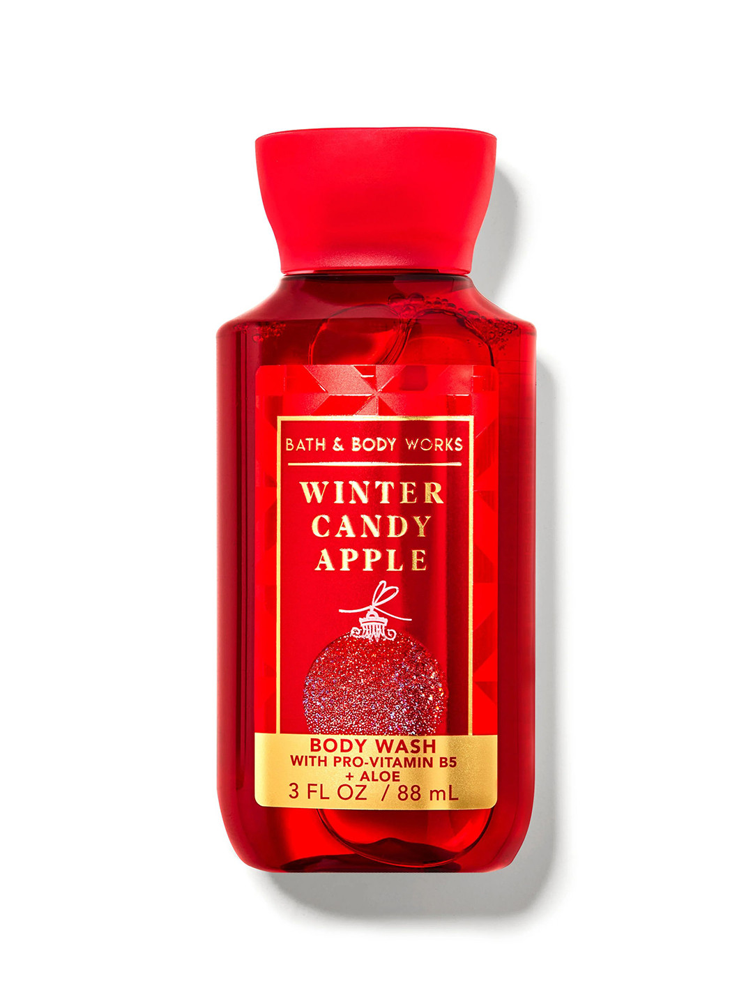 

Bath & Body Works Winter Candy Apple Travel Size Moisturizing Body Wash - 88 ml, Red