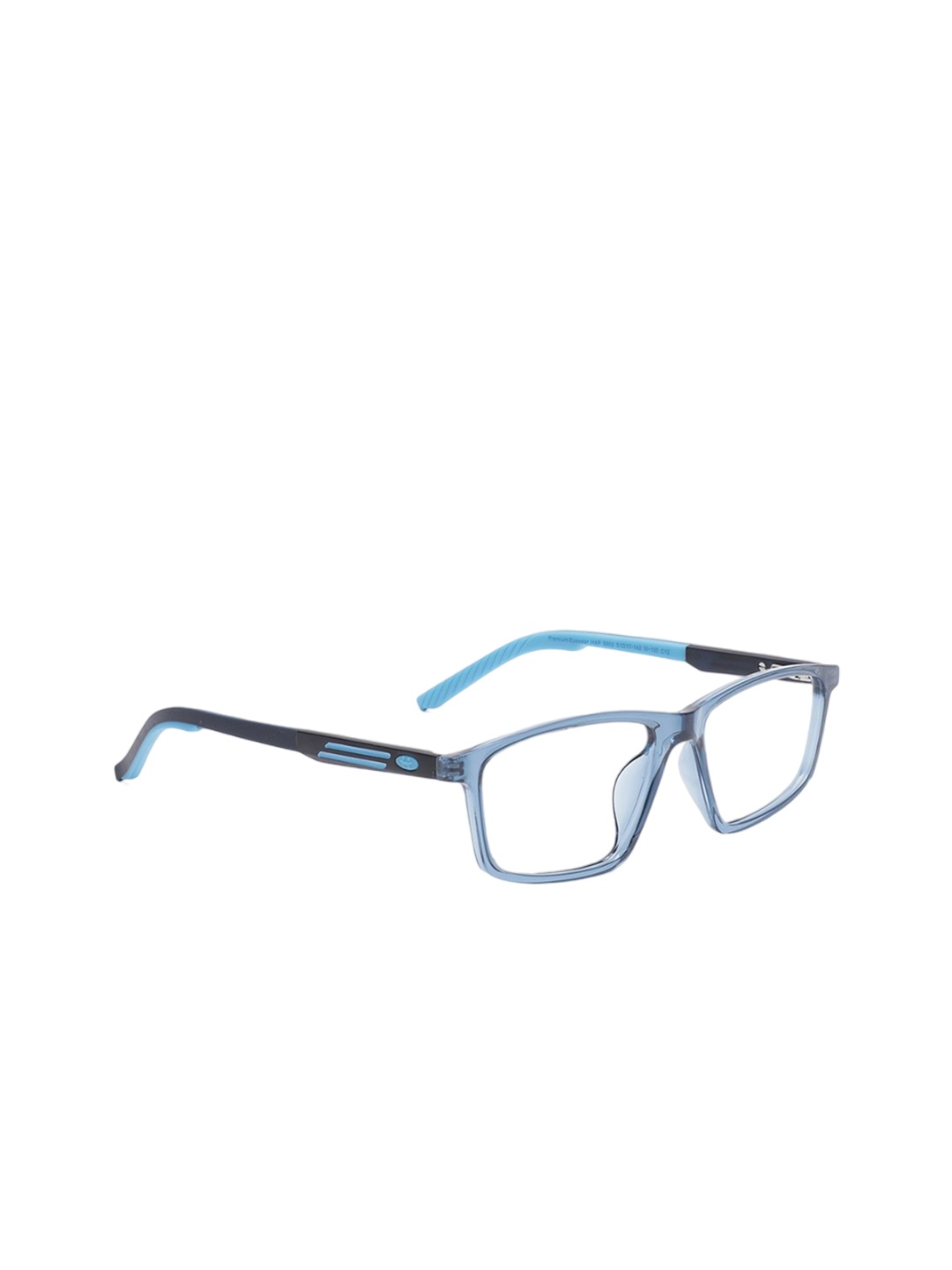 

Specsmakers Unisex Full Rim Rectangle Frames FSFCBLBL51HAP9902-Crystal Blue