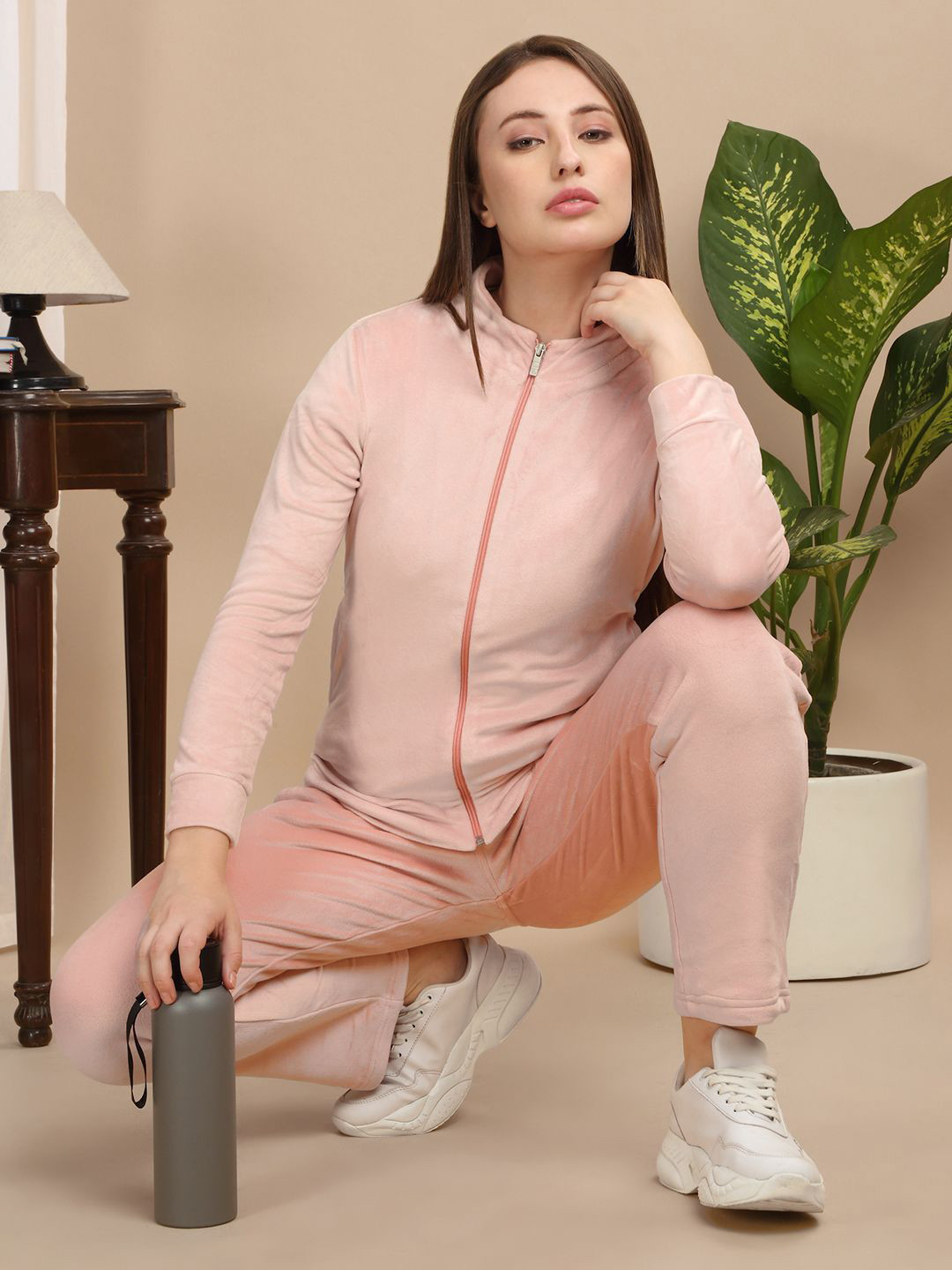 

Sweet Dreams Women Front-Open Sweatshirt, Pink