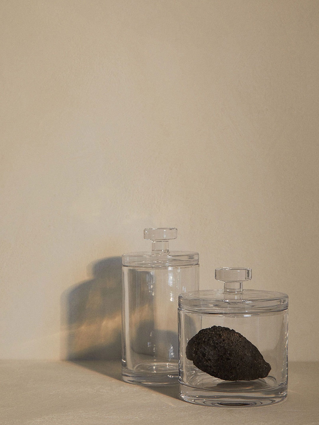 

H&M Transparent Small Glass Jar With a Lid