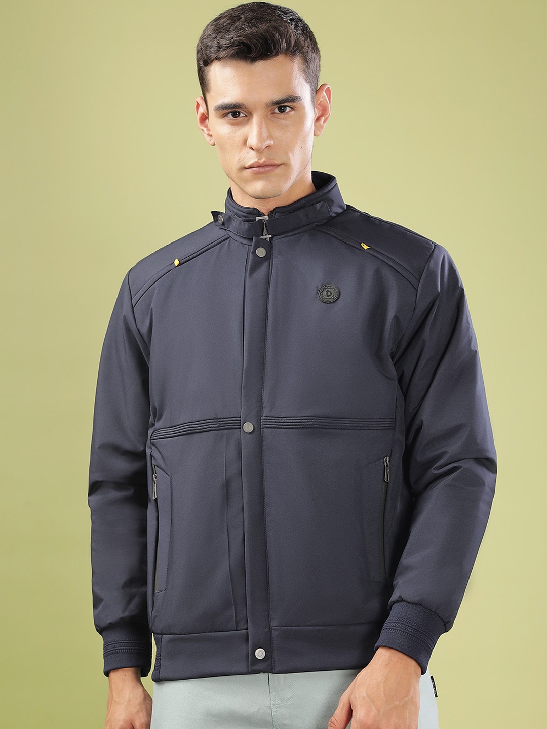 

Dollar Men Lightweight Bomber Jacket, Navy blue