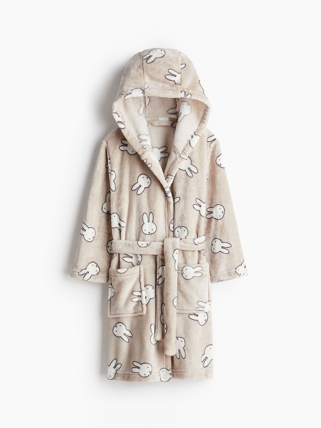 

H&M Boys Printed Dressing Gown, Beige