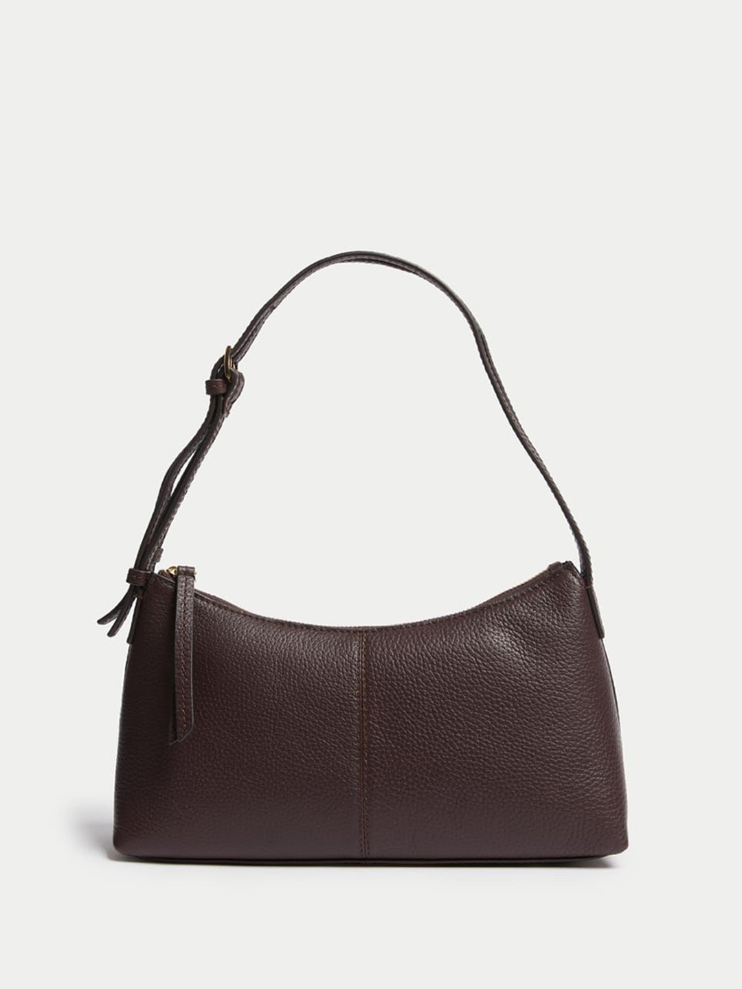 

Marks & Spencer Textured Leather Structured Hobo Bag with Tasselled, Red