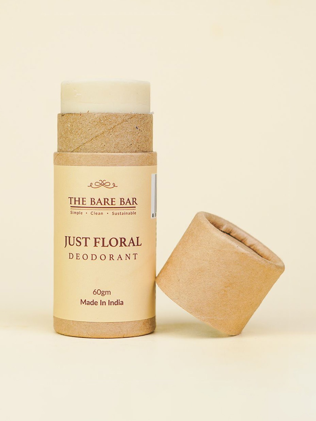 

The Bare Bar Just Floral Deodorant- 60 g, Cream