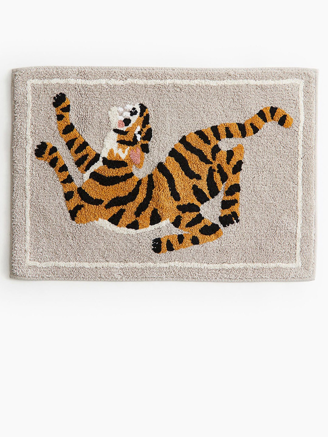 

H&M Beige & Yellow Pure Cotton Bath Rugs