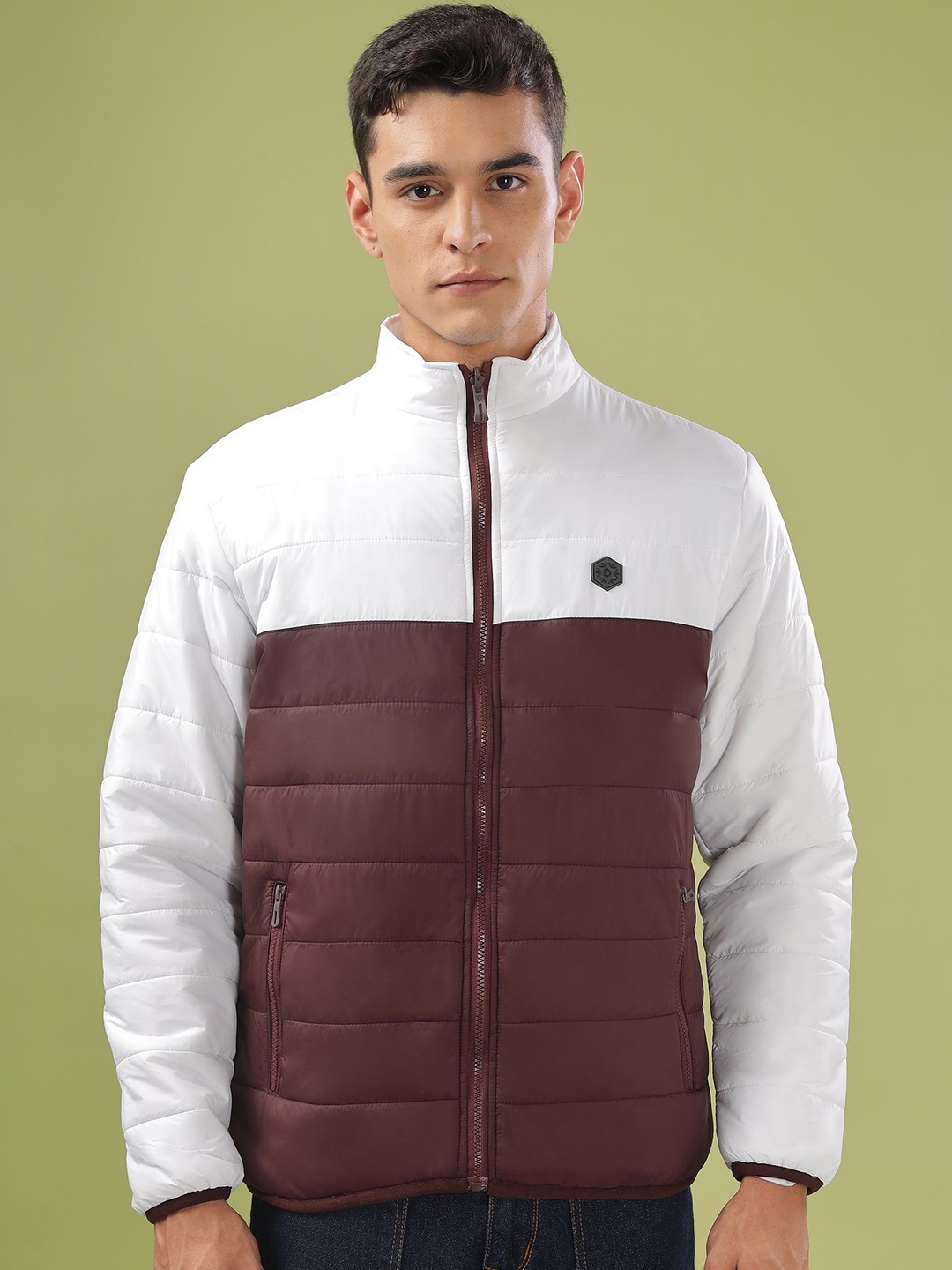 

Dollar Men Lightweight Bomber Jacket, Red