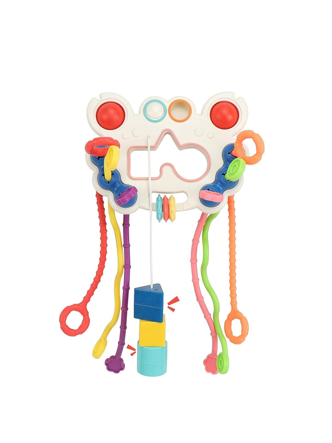 

Kidology Pull String Teething Toy, White