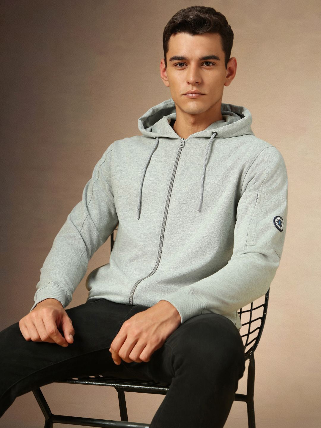 

Dennis Lingo Men Hooded Sweatshirt, Grey