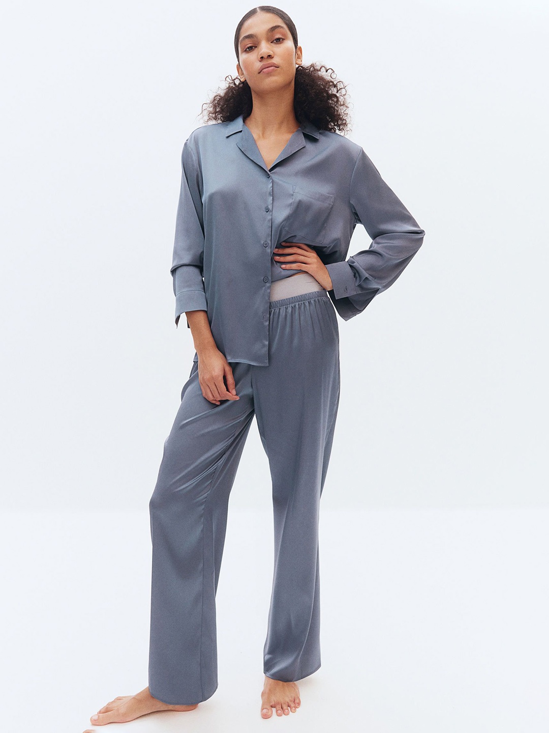 

H&M Satin Pyjamas, Blue