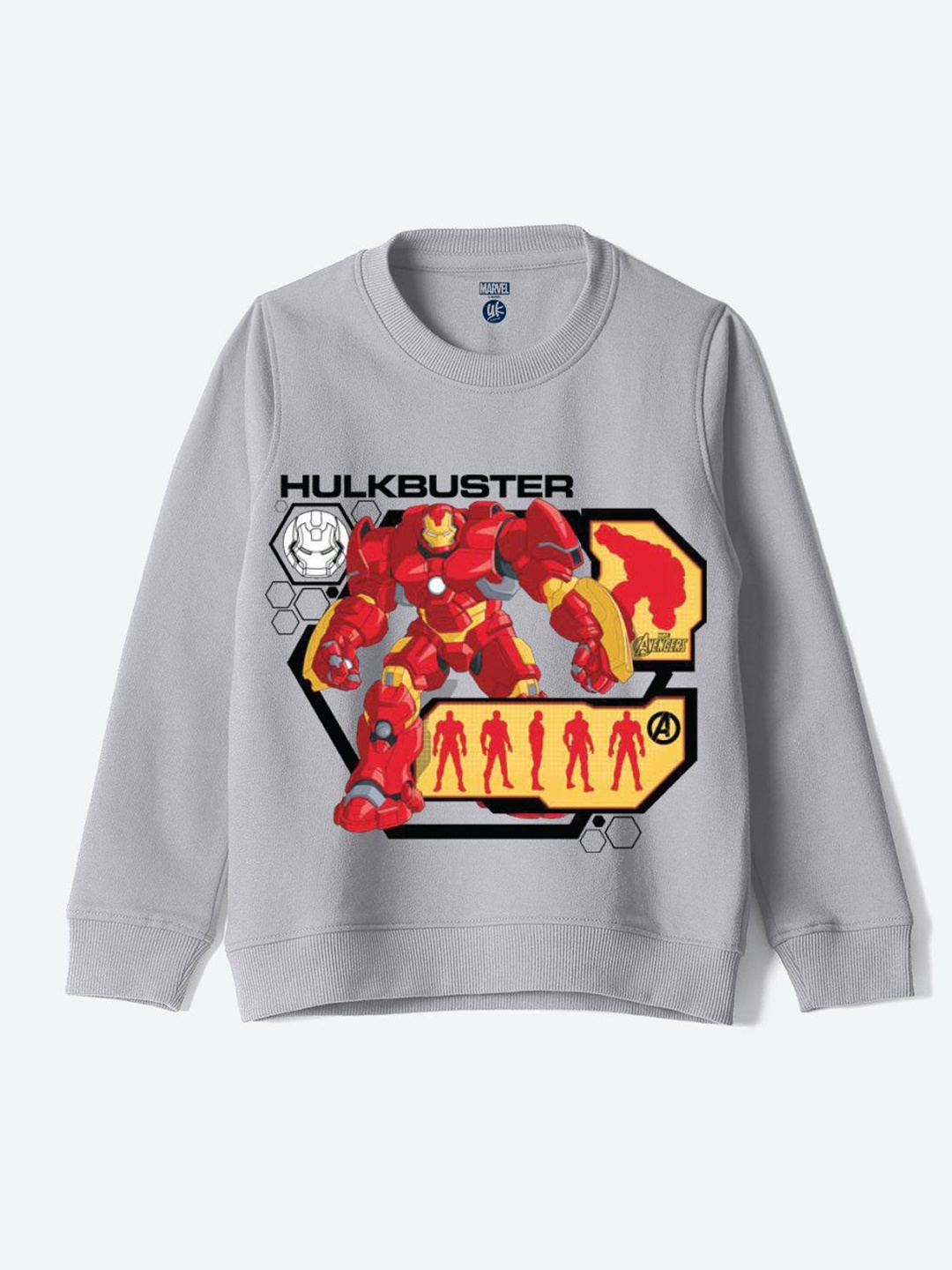 

YK Disney Boys Printed Sweatshirt, Grey