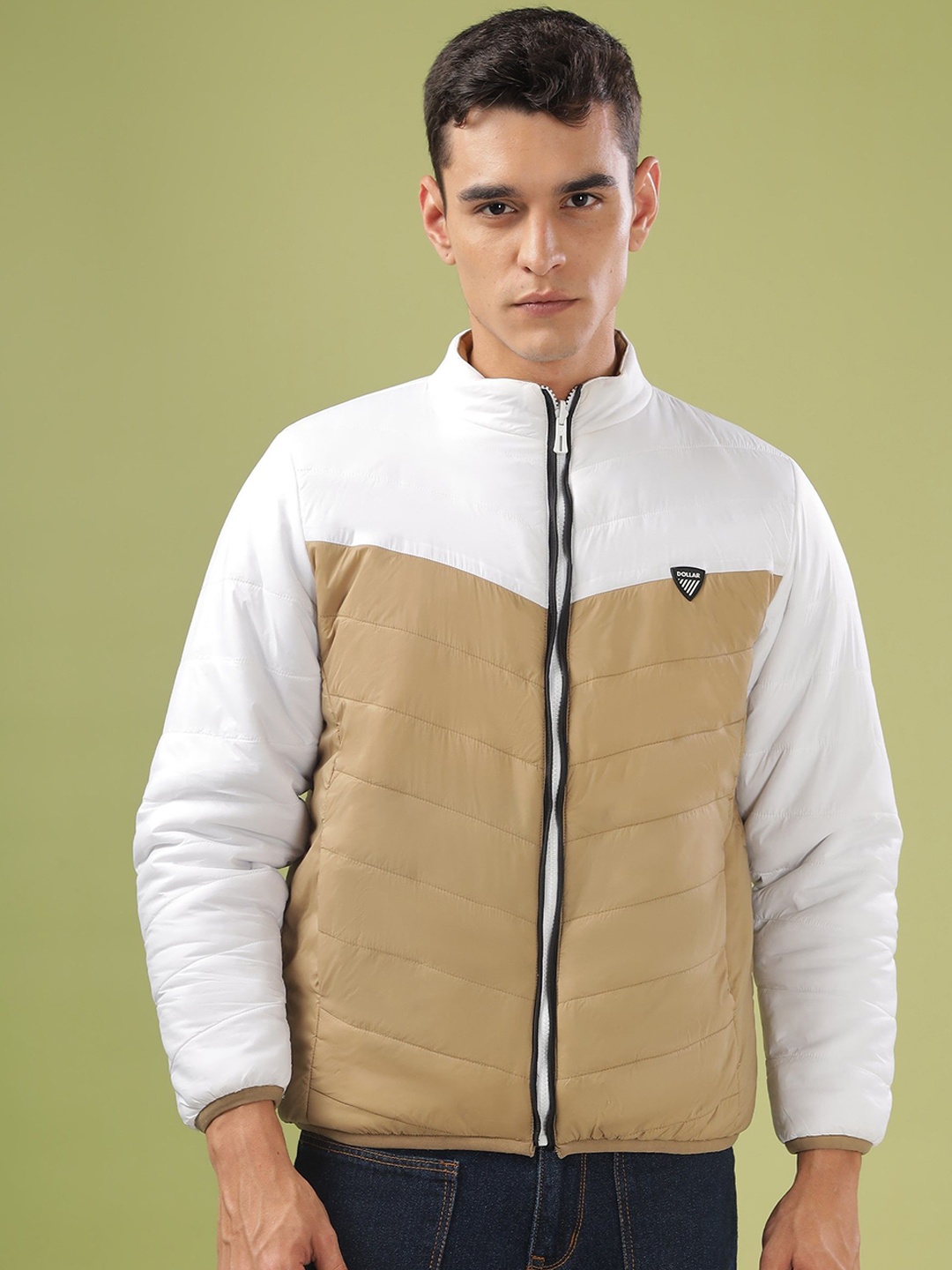 

Dollar Men Lightweight Bomber Jacket, Khaki