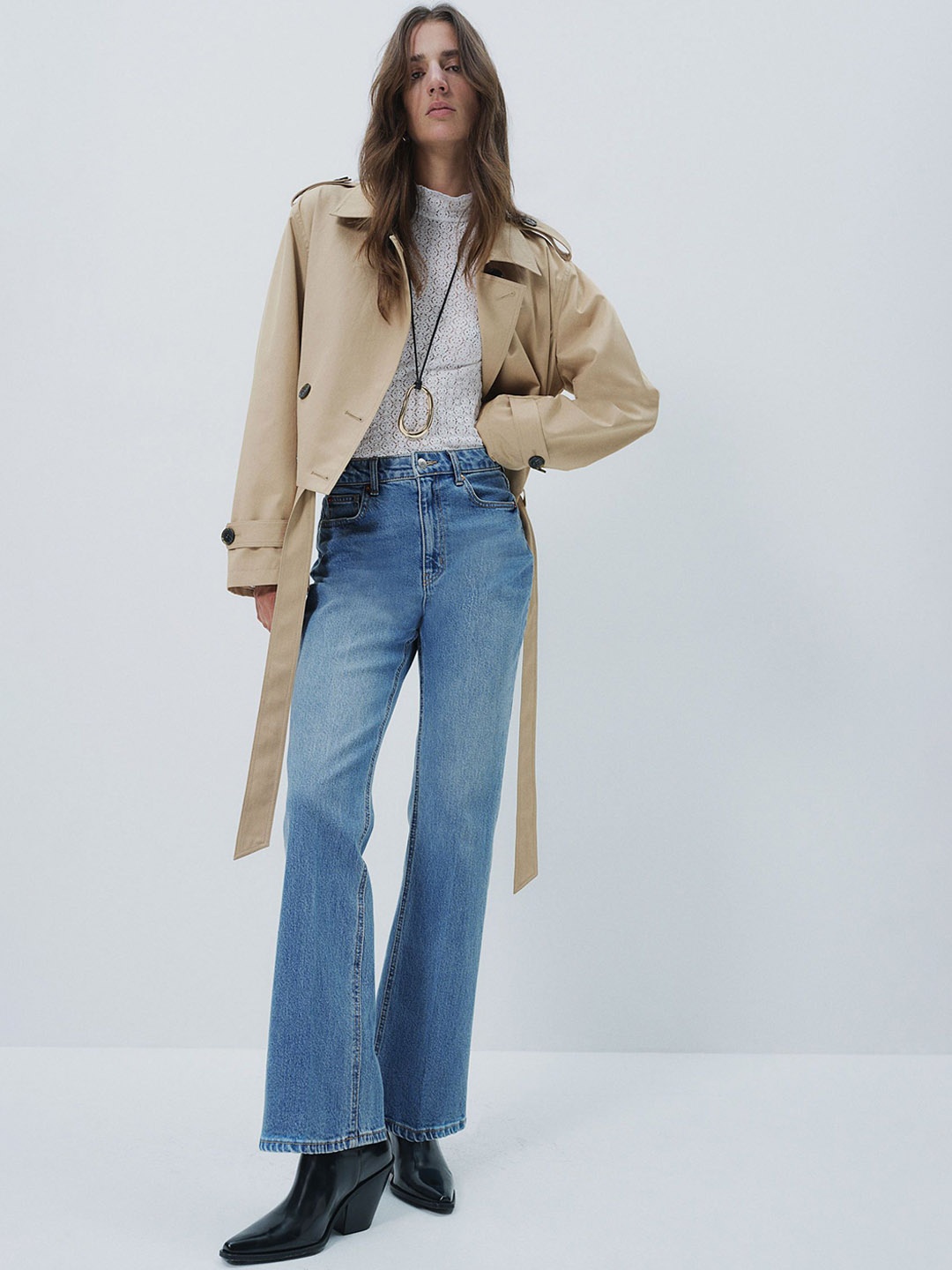 

H&M Bootcut Jeans, Blue