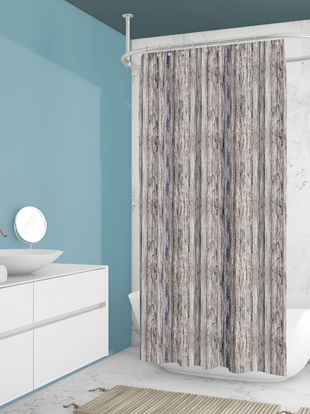 

ArtzFolio Brown Printed Water Proof Shower Curtain
